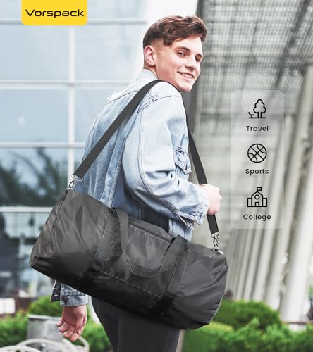 24 Inches Foldable Gym Bag (24 Inches Black / 24 INCHES)