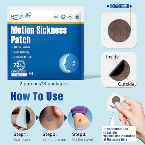 64ct Motion Sickness Patches
