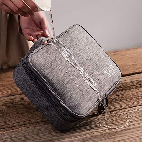 Electronics Travel Organizer (Large / Three layer-Grey)