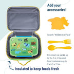 Kids Insulated Lunch Box (9.75 x 7 x 3.25 inches / Monster Green)