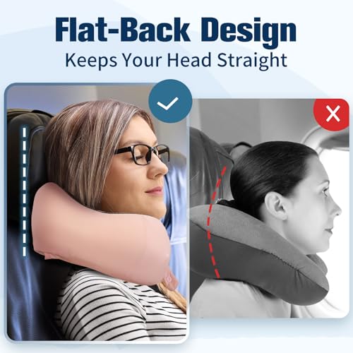 Neck Pillow for Traveling (Light Pink)