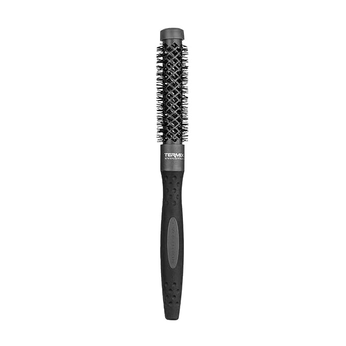 Termix Evolution Plus Round Thermal Hair Brush with Special Fibres for Thick and Hard Hair, African American Hair, Diameter Ø17