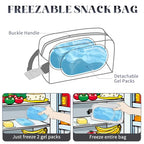 Small Lunch Bag (Black Plaid-1)