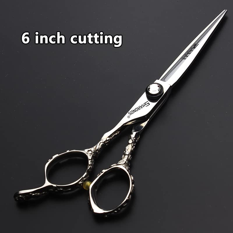 6 Inch Professional Hairdresser Scissors Left Handed Hairdresser Scissors Set (6-inch 3pc-b)