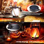 2 Pack Solar Outdoor Lanterns (Red - 2Packs)