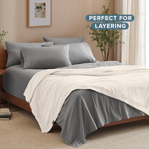 Fleece Blanket Luxury Microplush (King / 19 - Vanilla)