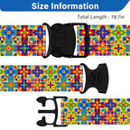 Luggage Straps for Suitcases (Green Print)