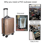 Clear PVC Suitcase Cover (22")