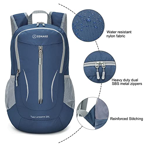Ultra Lightweight Packable Backpack 25L (25L / Navy Blue)