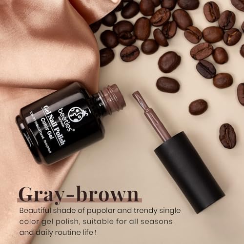 Beetles Brown Gel Nail Polish (I - Creme Brown | Gray Brown)