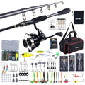 Fishing Rod and Reel Combo (1 Rod & 1 Reel Spinning Fishing Combo - Oxford Soft Case / 2.7M/9FT - A)