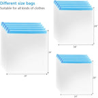 10Pack Travel Space Saver Bags, Reusable KFYM Vacuum Travel Storage Bag - Image 3