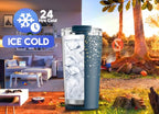 18 oz Insulated Travel Coffee Mug (Midnight Galaxy / 18 Ounces)