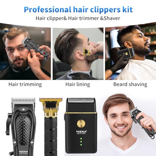 Hair Clipper Set for Men (Black a)