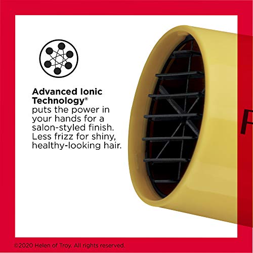 Compact Ionic Travel Hair Dryer (Yellow)