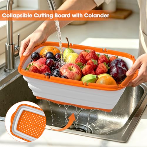 Camping Cutting Board (Orange)