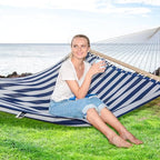 Hammocks 15 FT Quick Dry Hammock (78.7 x 55.1 in, Hammock Only / Blue)