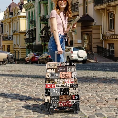 Travel Luggage Cover Suitcase Protector Fits 18 (Travel-17 / L(25-28in))