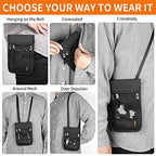 Neck Wallet for Travel (Orange)