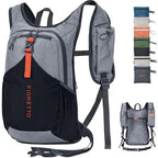 20L Hiking Backpack for Men Women Lightweight Foldable Small Daypack for Travel Camping Outdoor (Grey and Black / 20l)