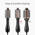 Hair Dryer Brush Blow Dryer Brush in One (Gold / 2 inches)