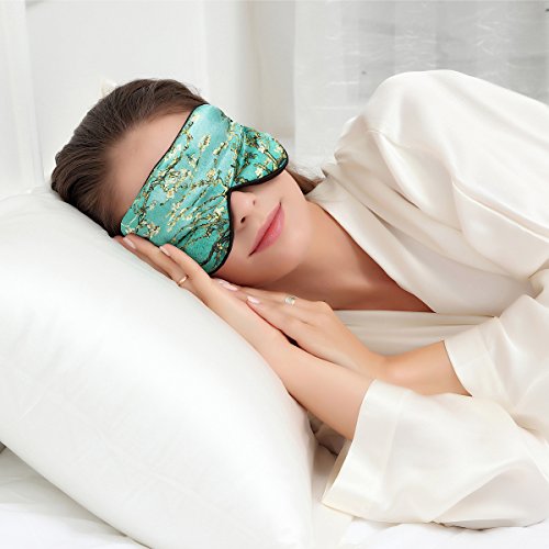 Mulberry Silk Sleep Mask (Van Gogh - the Tree of Life)