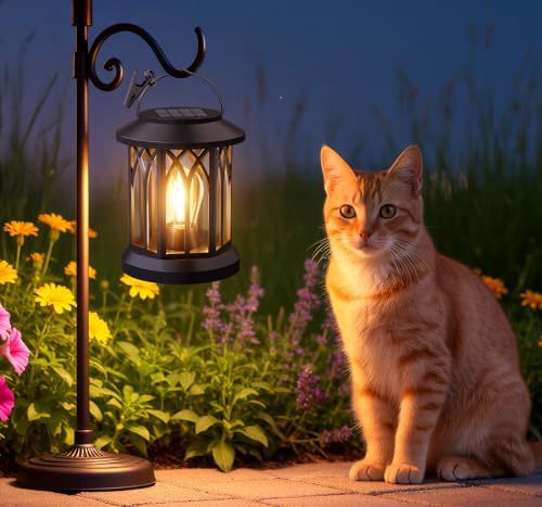 Hanging Solar Lanterns Outdoor Waterproof (2 Pack)