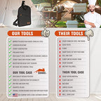 Grilling and Camping Cooking Utensils Set for The Outdoors BBQ (Black Lite)