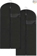 Garment Bags for Hanging Clothes, Dress Bags for Gowns Long, 2 Pack by LXLOVESMEggRings