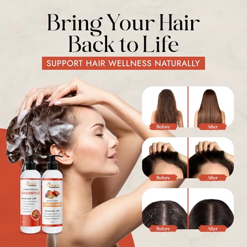 Batana oil & Sea Moss Hair shampoo and Conditioner Set