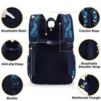 Cute Zoo Little 2d Backpack Kid Backpacks for Girls and Boys Toddler Backpack Waterproof Preschool Safety Harness Leash (Zoo)