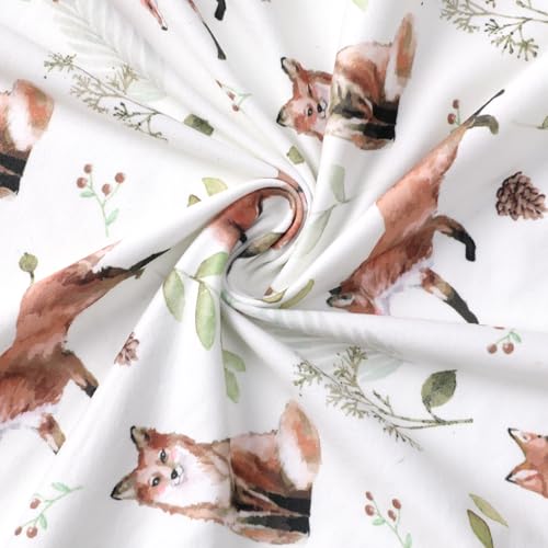 Pack n Play Sheets (Fox&foliage / 38X26 Inch)