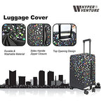 Travel Luggage Cover Suitcase Protector Fits 27 (Color Dots / L)