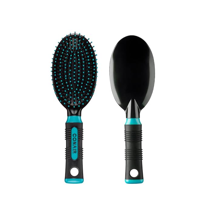 Conair Hairbrush - Hair Brush - Base Hairbrush for All Hair Types - Unisex