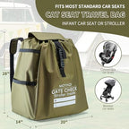 MOYAQI Stroller Travel Bag for Airplane (live Green)
