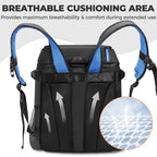 Backpack Cooler Insulated Waterproof Leakproof Lunch Bag 36 Cans (Black - 36 Cans)