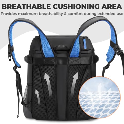 Backpack Cooler Insulated Waterproof Leakproof Lunch Bag 36 Cans (Black - 36 Cans)