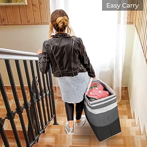 2 Pack Large Laundry Baskets (100L / Grey)