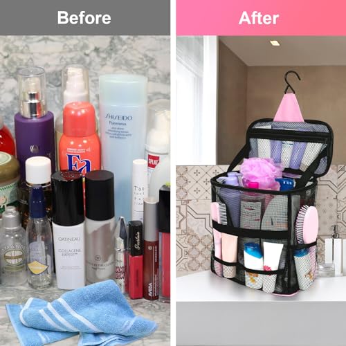 Large Mesh Shower Caddy (Pink)