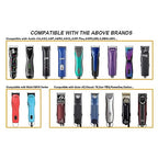 3-3/4 Replacement Ceramic Blades,Compatible with Andis,Oster Classic 76 (3-3/4)