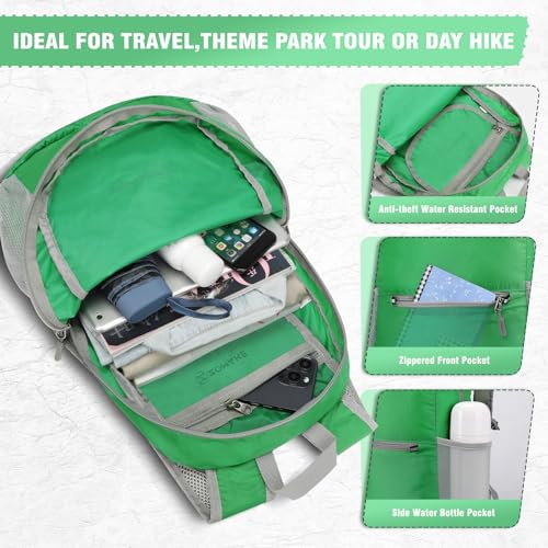 Lightweight Packable Backpack (20L / C-grass Green)