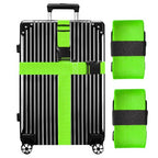 Luggage Straps for Suitcases TSA Approved (Limegreen)