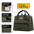 Insulated Lunch Bag for Women Men (Green)