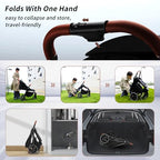 Baby Stroller with UPF 50+ Canopy (Black)