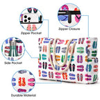 Beach Bags for Women Large Waterproof Sandproof Beach Tote Swim Pool Bag with Zipper (Slipper)