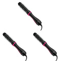 REVLON -Step Root Booster Hot Air Brush Styler and Dryer,Revive Styles and Add Volume to Hair with This Dryer Brush,1 ½ inch Barrel (Black),(Pack of 3)