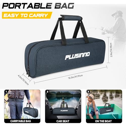Fishing Rod and Reel Combos (Full Kit with Carrier Case / 1.80M / 5.91FT)
