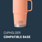 YETI Rambler 20 oz Travel Mug, Stainless Steel, Vacuum Insulated - Image 3