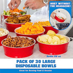 Red Party Cup Bowls (Large - 30 Pack)