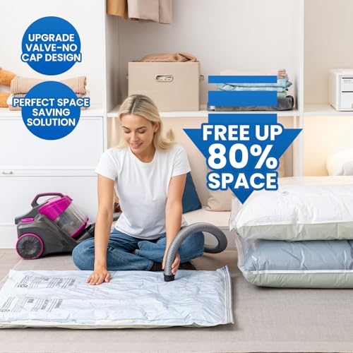8 Pack Vacuum Storage Bags (8 Jumbo)